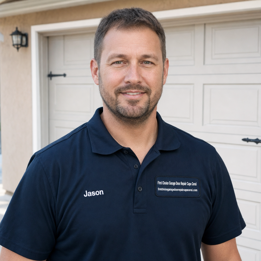 Jason Wright, owner of First Choice Garage Door Repair Cape Coral